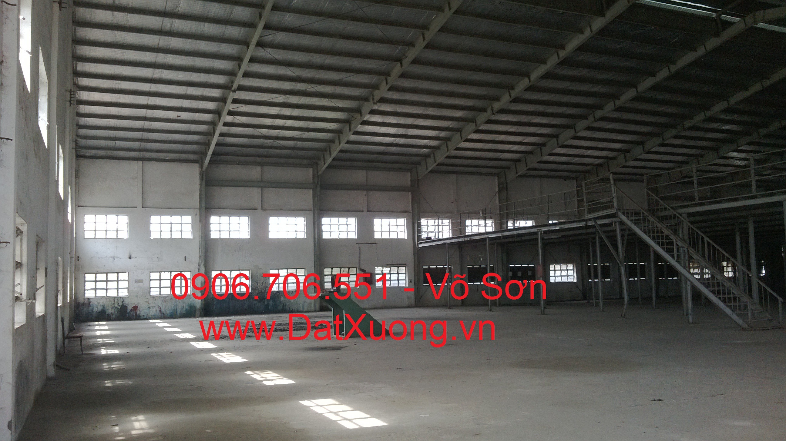 Cho thuê xưởng 2600m² mặt tiền Quốc lộ 1A